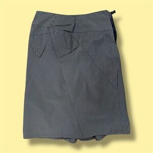 ETCETERA Striped Black and White Women's Skirt